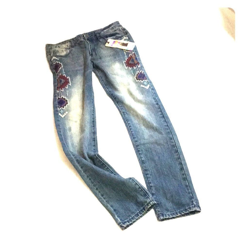 K’s more’ Embroidered Jeans